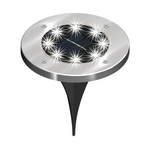 12 Pack Outdoor Stainless Steel Solar Lights view 2