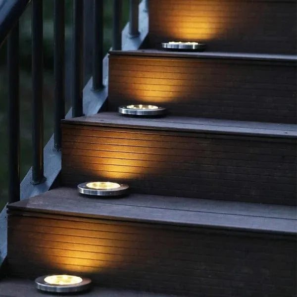 12 Pack Outdoor Stainless Steel Solar Lights view 3