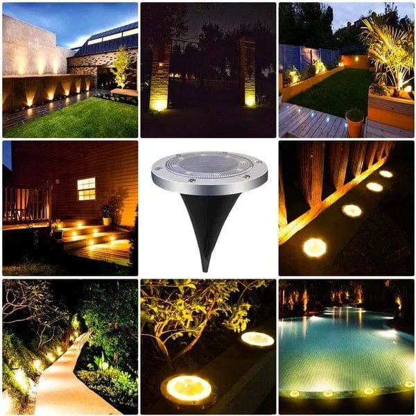 12 Pack Outdoor Stainless Steel Solar Lights view 4