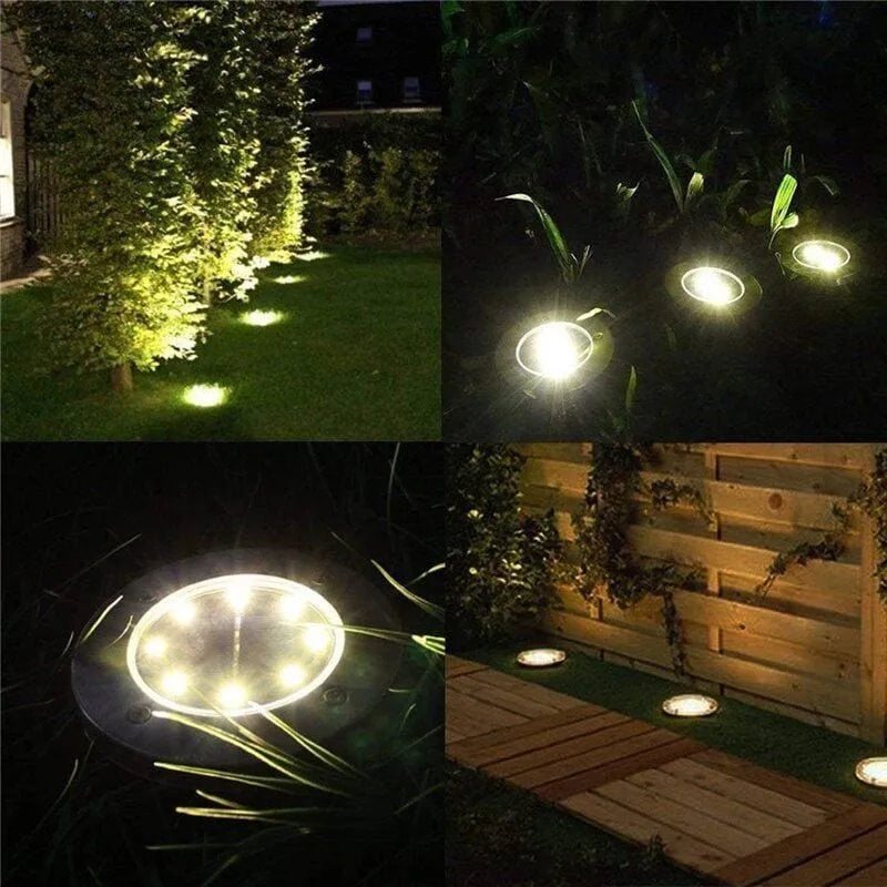 12 Pack Outdoor Stainless Steel Solar Lights view 6