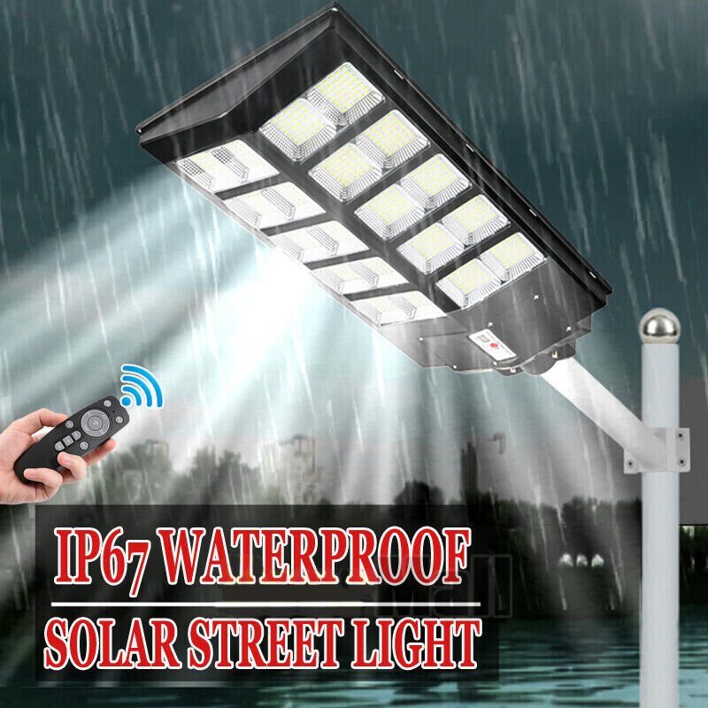 2000W LED Super Bright Outdoor Remote Control Solar Street Light view 7