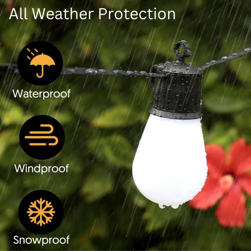 5W RGB Weatherproof LED Solar String Lights detail