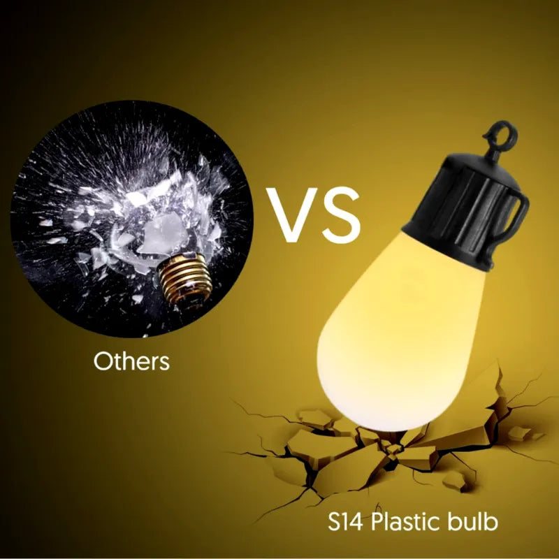 5W RGB Weatherproof LED Solar String Lights view 7