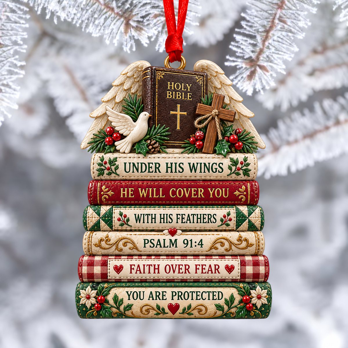 Bible Faith Christmas Acrylic Ornament Collection view 4