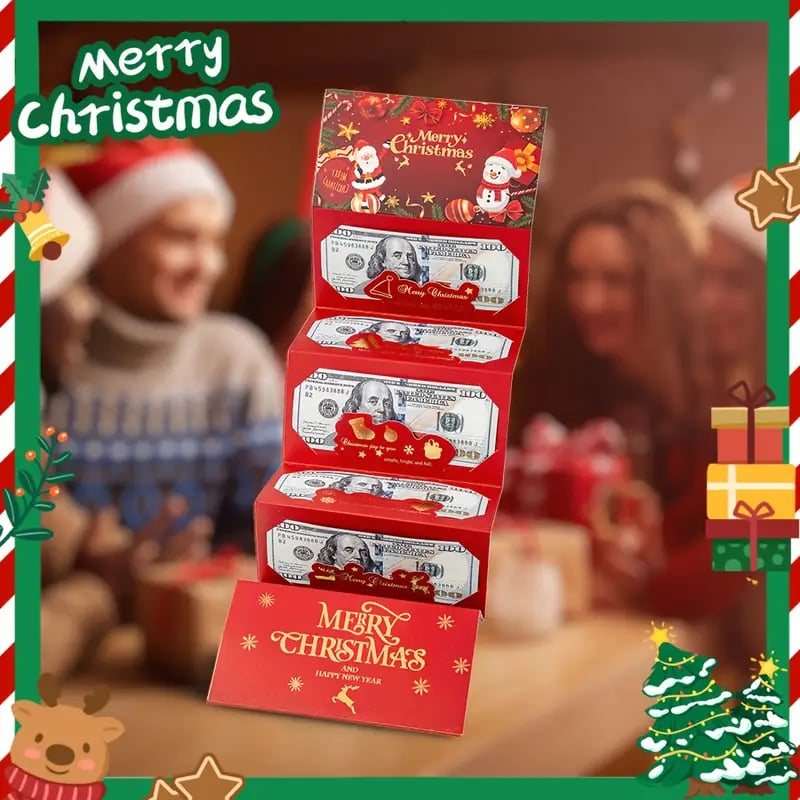 Christmas Cash Gift Envelope view 3