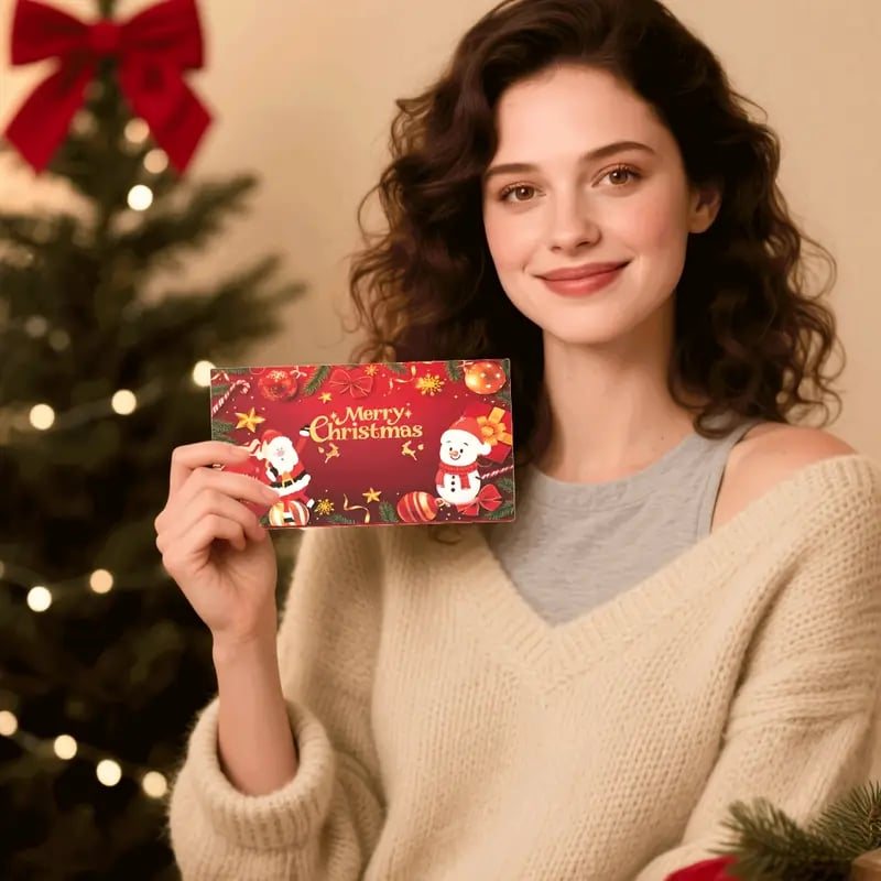 Christmas Cash Gift Envelope view 6