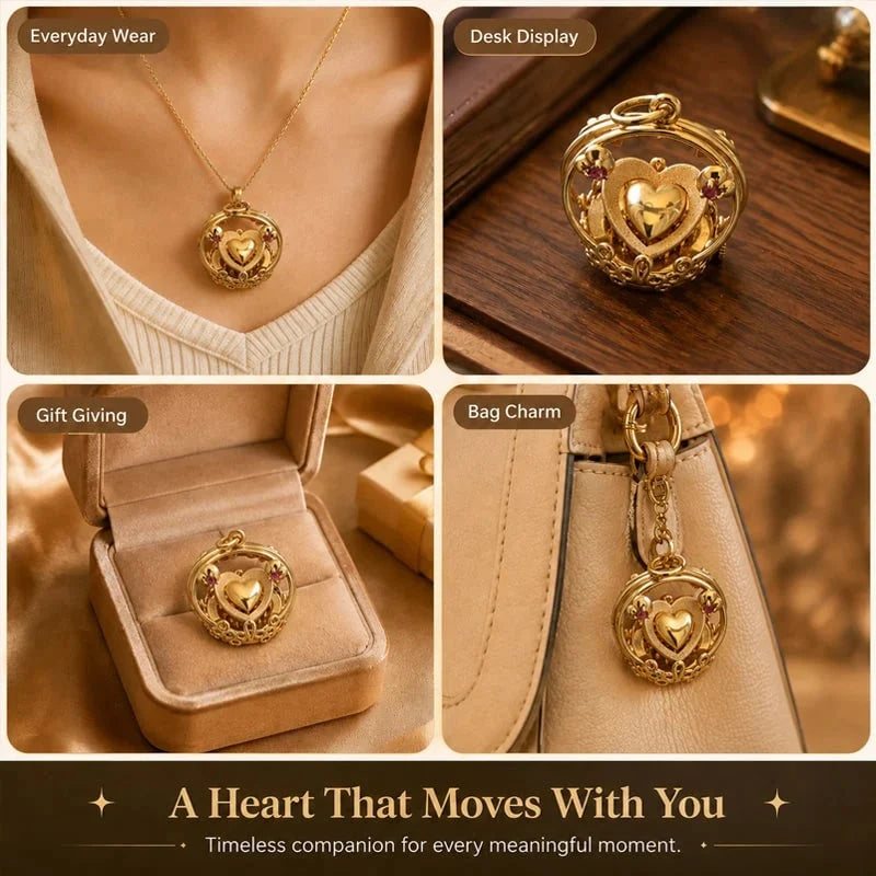 Heartbeat Mechanical Heart Pendant view 8
