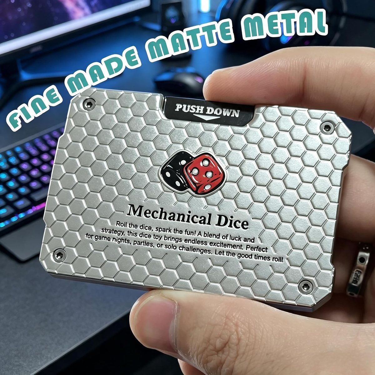 Press-to-pop dice Popper view 3