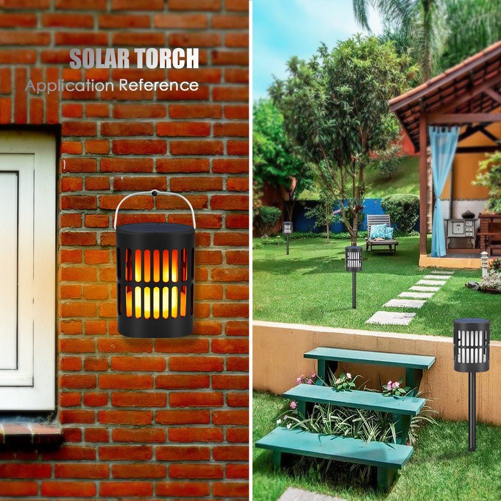 Solar LED Flame Lantern Light view 7