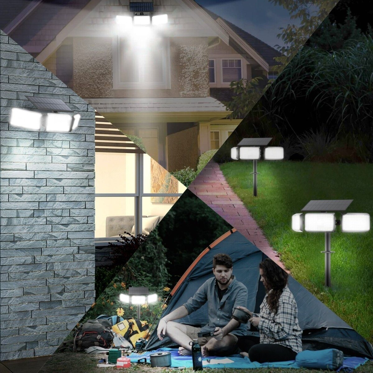 SolarGuard Wide LED Motion Landscape Light detail