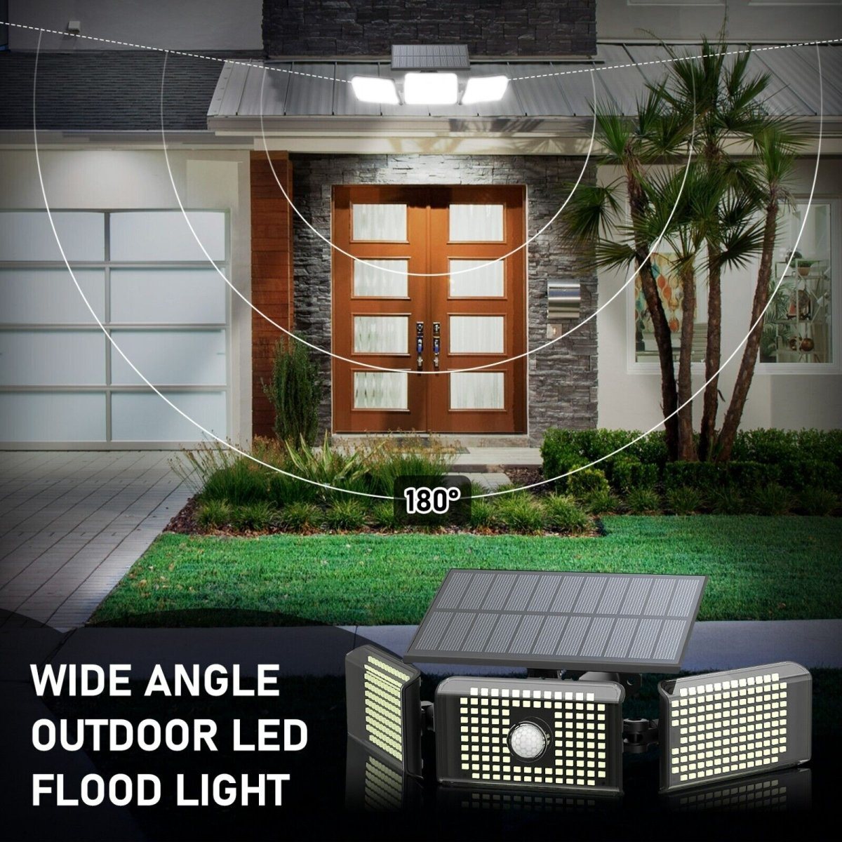 SolarGuard Wide LED Motion Landscape Light view 7